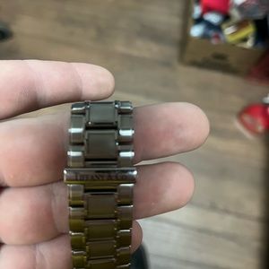 Tiffany & co atlase Swiss made gun metal face